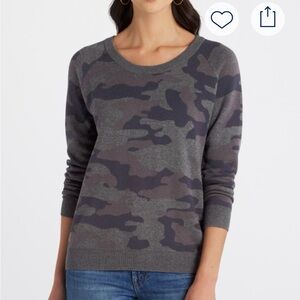 Stitches&Stripes - Wynona Scoop Neck Cotton Blend Sweater. Size XXL. Camo